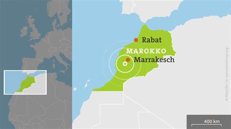 erdbeben marokko karte